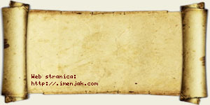 Dimitrije Jerotić vizit kartica